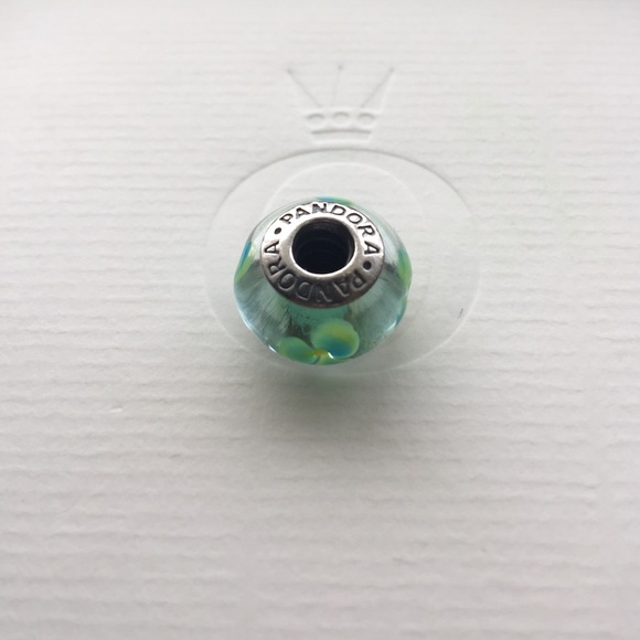 Glass Pandora charm