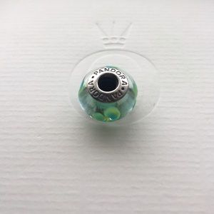 Glass Pandora charm