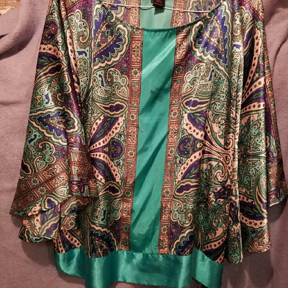 silk blouse