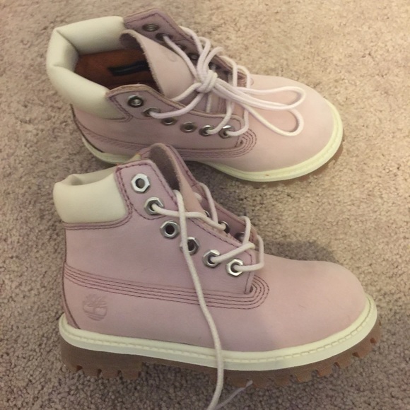 Toddler pink size 9 timberlands brand new