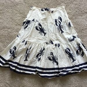 J. Crew Skirts - J.Crew lobster print skirt J. Crew Skirts - J.Crew lobster print skirt