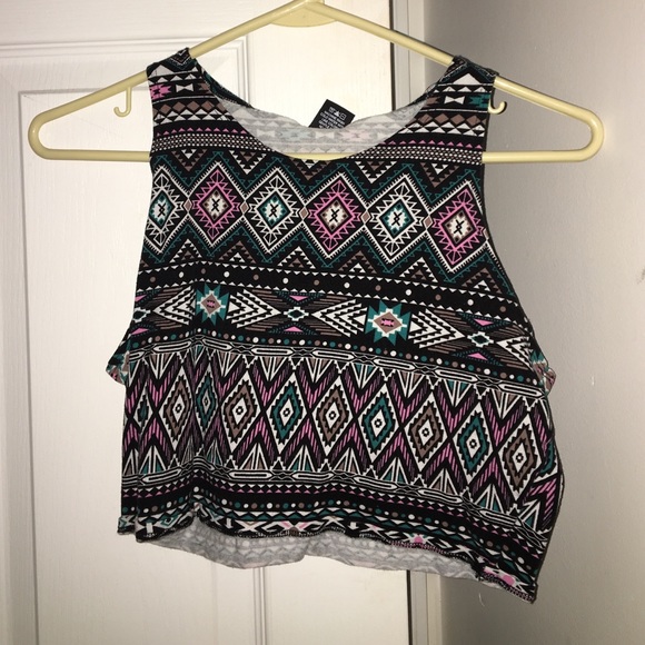 Colorful crop top