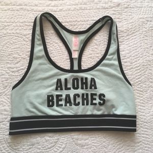 Pink! Sports bra