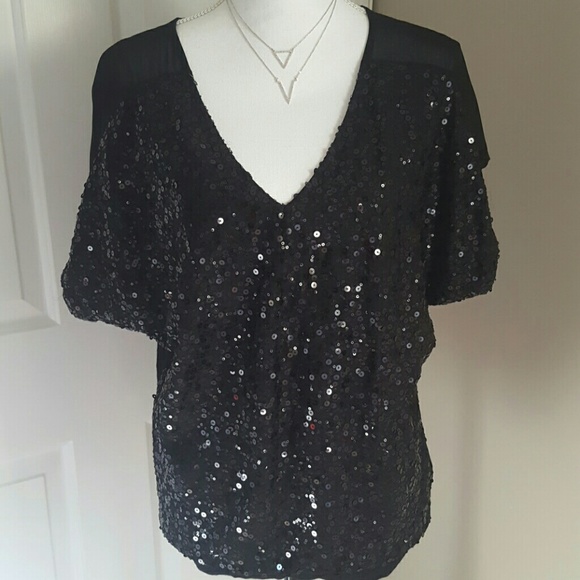 Express Sequined Top - Picture 1 of 3