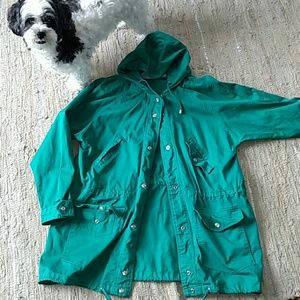 Vintage canvas hooded jacket