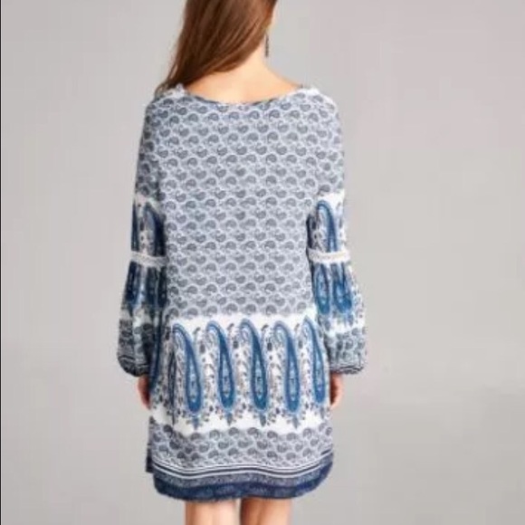 Paisley Plus Size Tunic Dress BoHo->LAST ONE!!!!!! - Picture 4 of 5