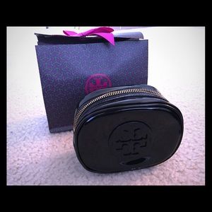 Small Tory Burch cosmetic bag