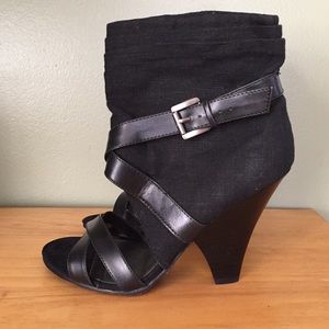Chinese Laundry Black Ankle Booties