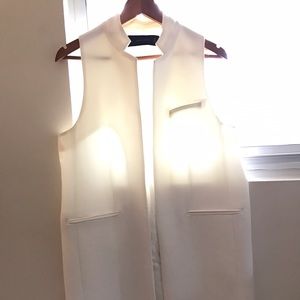 Zara long vest sz L