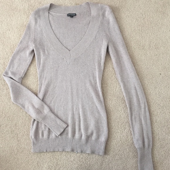 Express V-neck sweater