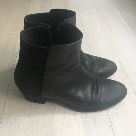 Maje black boots.