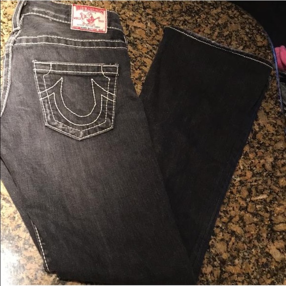 Black Bobby big 7 relax fit jeans.