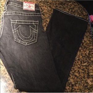 Black Bobby big 7 relax fit jeans.