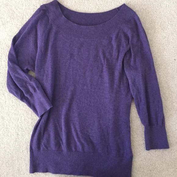 Purple Sweater: Gap.