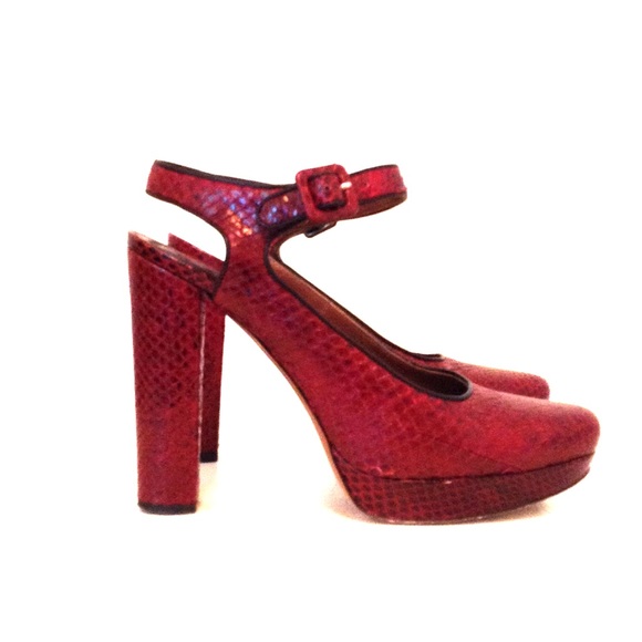 Marni embossed platforms.LAST CALL!!