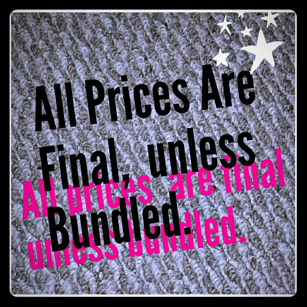 No low ball offers please : (