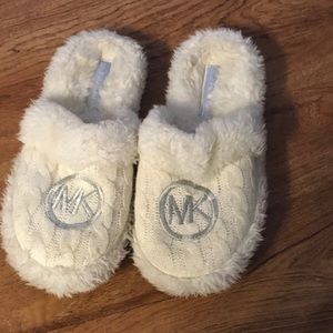Michael Kors Fuzzy Slippers