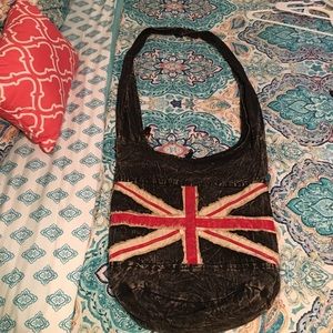 British flag side bag