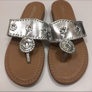 Hot Cakes Silver Sandals
