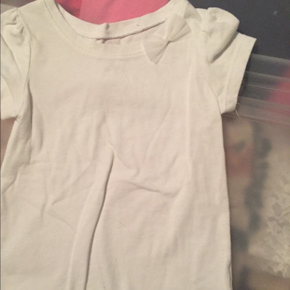Solid white top