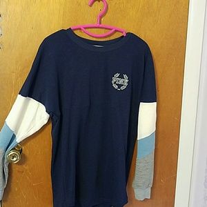 Victoria's secret Pink XS campus crew NWOT