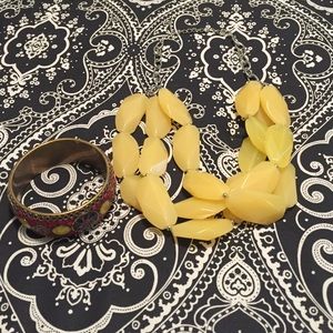 Bundled bracelet and necklace