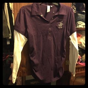 Purple Beverly Hills polo club shirt