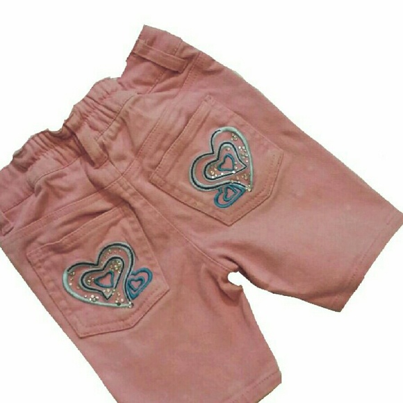 Pink Sequined Shorts - Picture 2 of 2