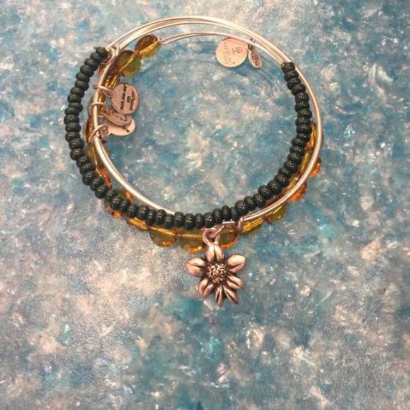 Alex and ani apple blossom bundle.