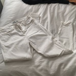 White high-waisted Jeans