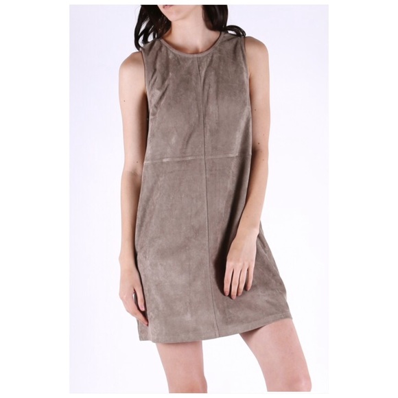 Suede Mini Dress - Picture 2 of 4