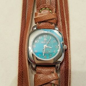Silpada Leather Wrap Bracelet