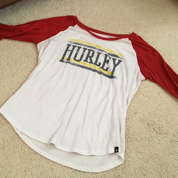 Hurley 3/4 length tee