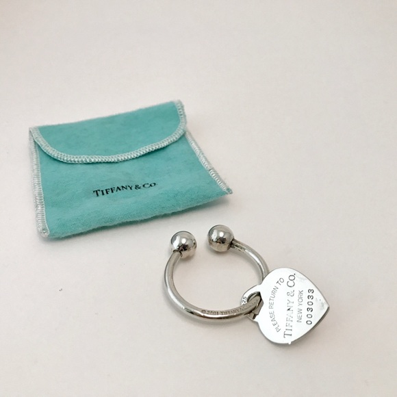 Tiffany & Co. heart tag key ring