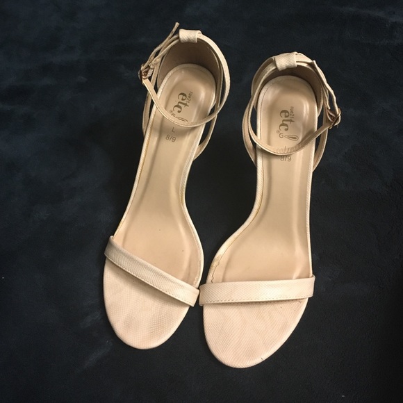 Ankle strap sandals/heels