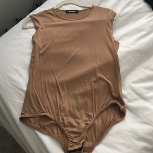 Missguided Body Suit Brown