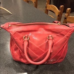 Excellent condition authentic Coach coral purse