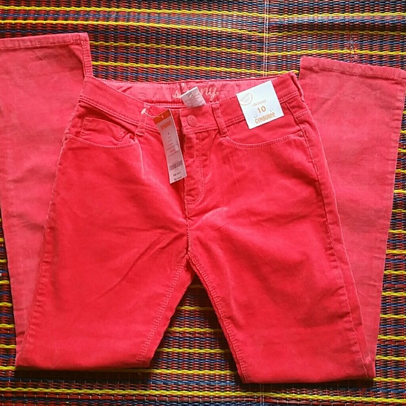 ❣Red-Orange Girls Skinny Pants❣