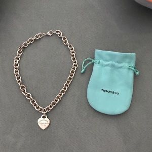 Authentic Tiffany & Co. silver heart necklace