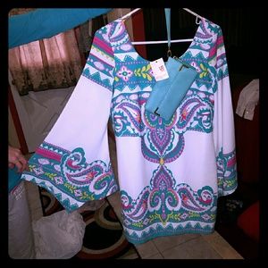 Pink owl dress and matching clutch