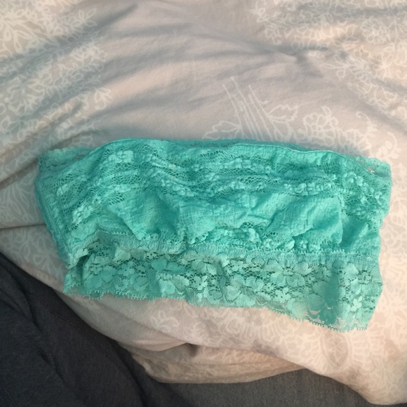 Free people lace teal bandeau - Picture 1 of 2