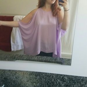 Flowy lilac shirt
