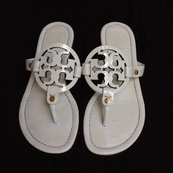 Tory Burch white sandals