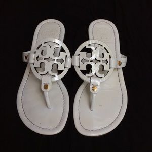 Tory Burch white sandals
