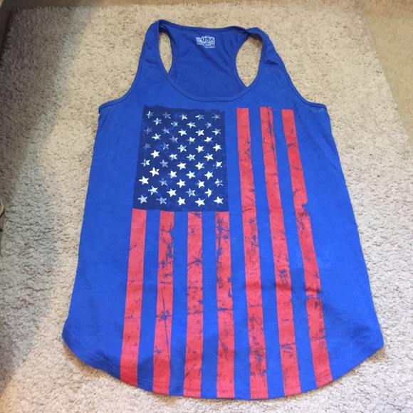 Women's size m American flag tank top