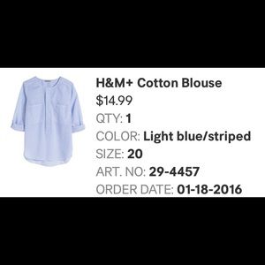 H&M Cotton Blouse