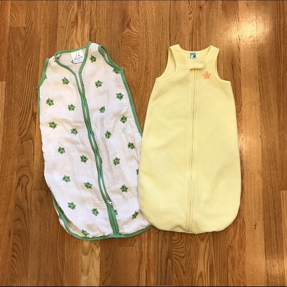2 sleep sacks, 0-6 months