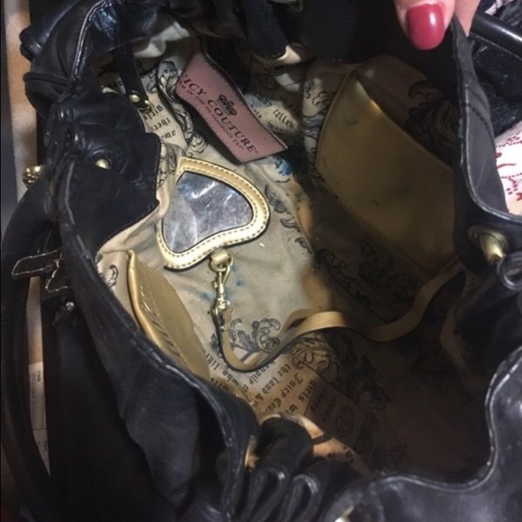 Juicy couture black leather purse - Picture 2 of 3