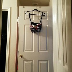 Cacique Black and White Polka Dot Bra