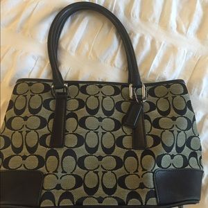 Coach signature monogram bag